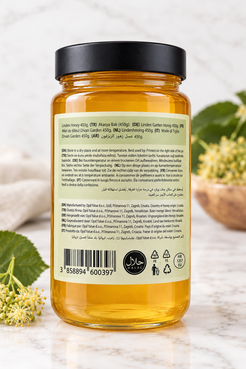 Divan Garden Linden Honey - Face arrière