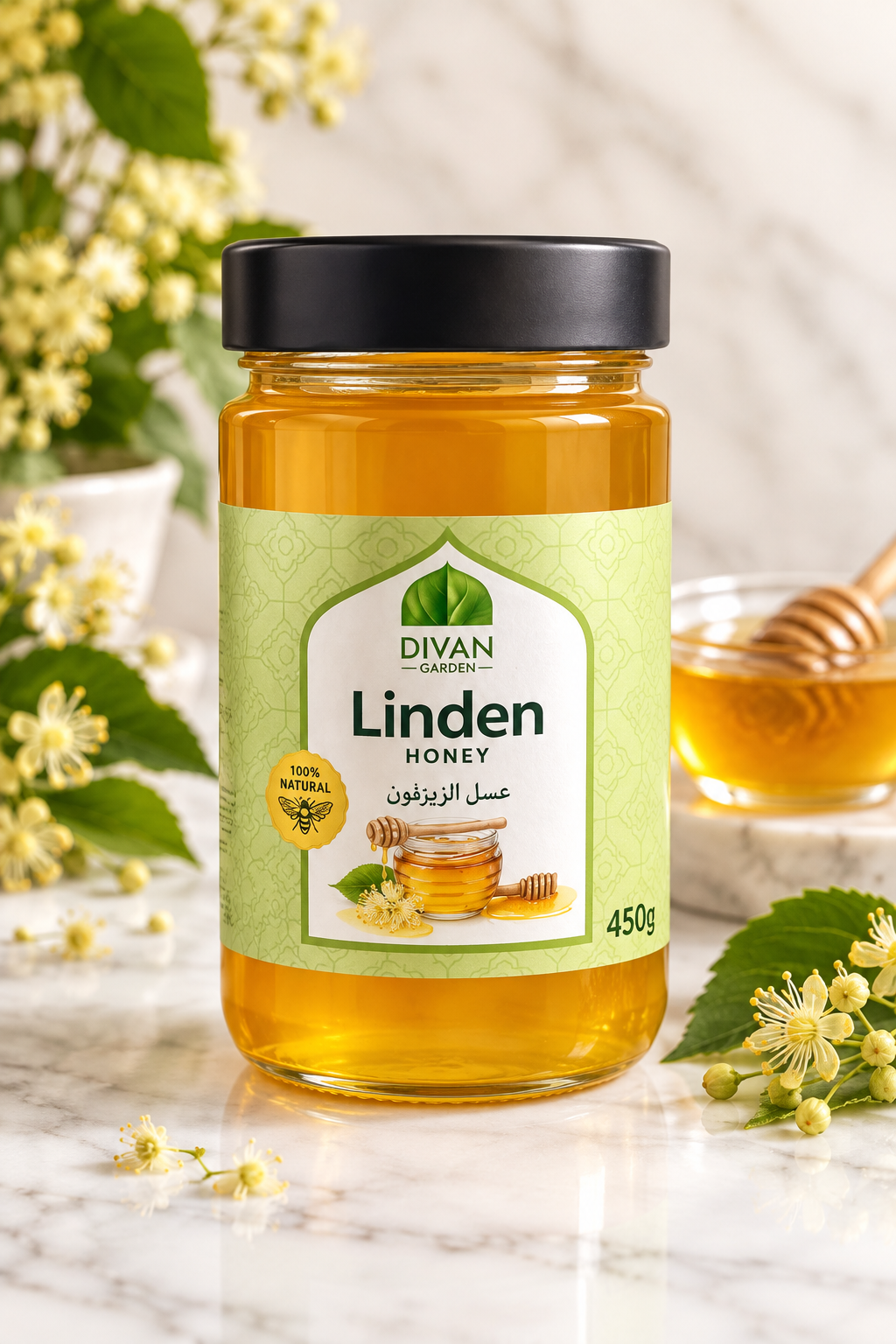 Divan Garden Linden Honey - Face avant