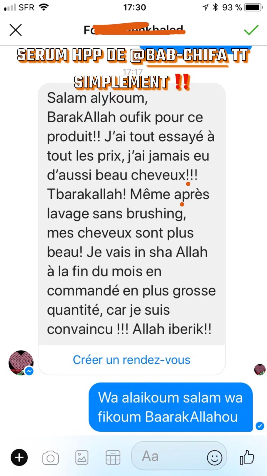 Sérum HPP – Soin capillaire repousse et anti-chute